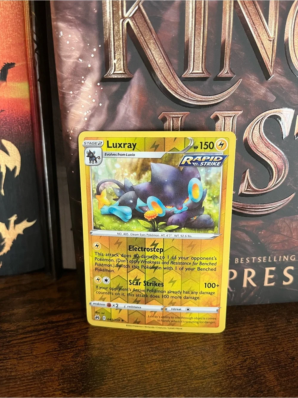 Luxray Trading Card Pokemon Crown Zenith Reverse Holo 043/159